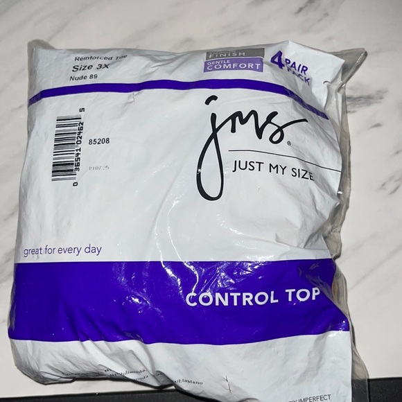 Just My Size Intimates & Sleepwear Brand New Just My Size Control